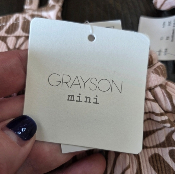 ‼️3/$30‼️ Pink And Brown Floral Ribbed Ruffle Romper Jumpsuit 3-6M New Girl's - Picture 7 of 7